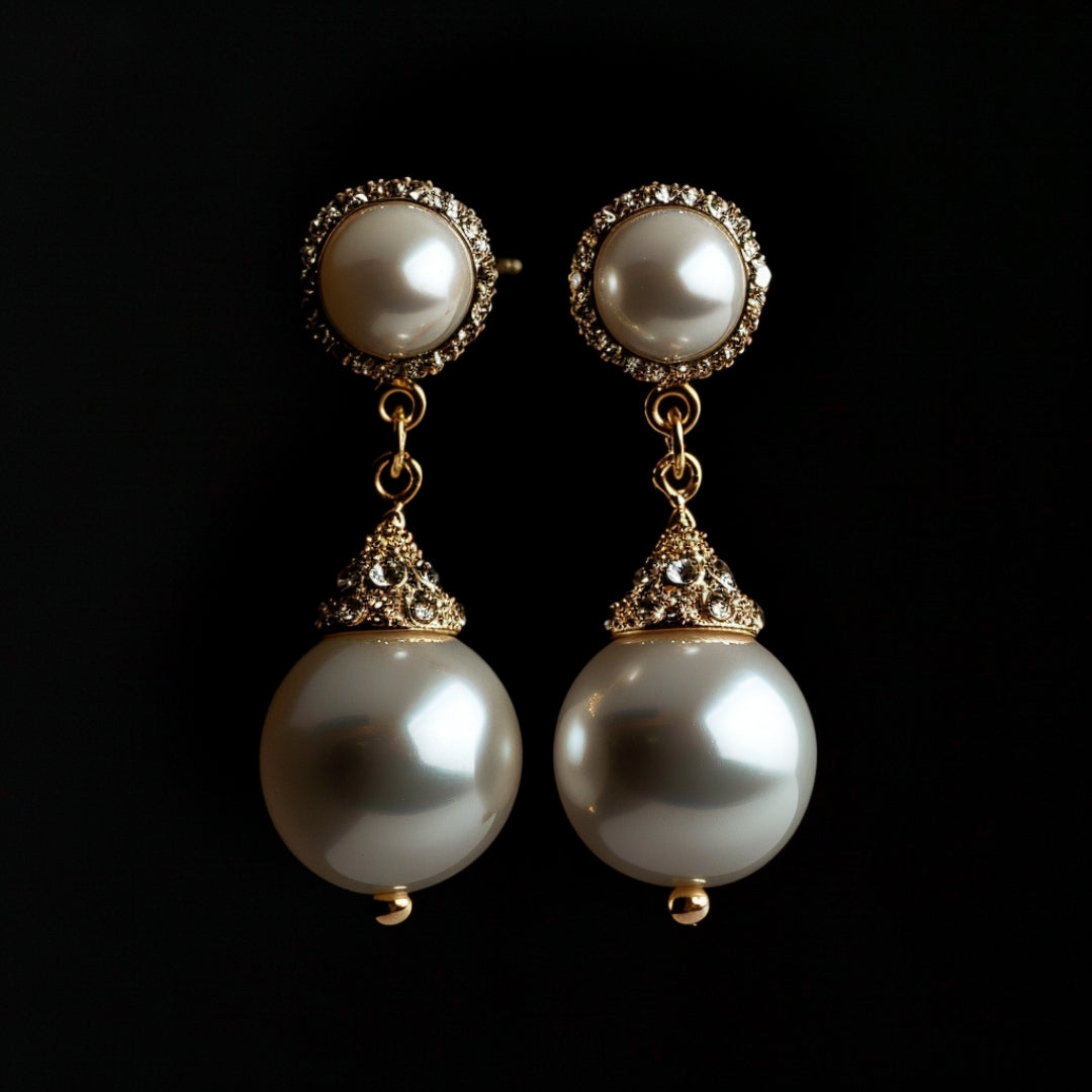 Elegant Pearl Drop Earrings