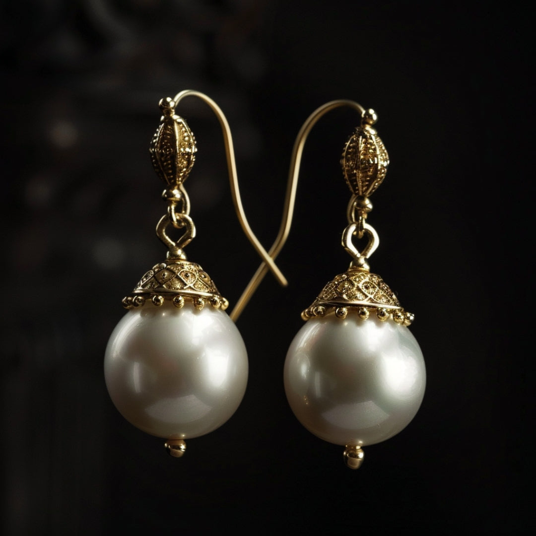 Statement Pearl Drop Earrings