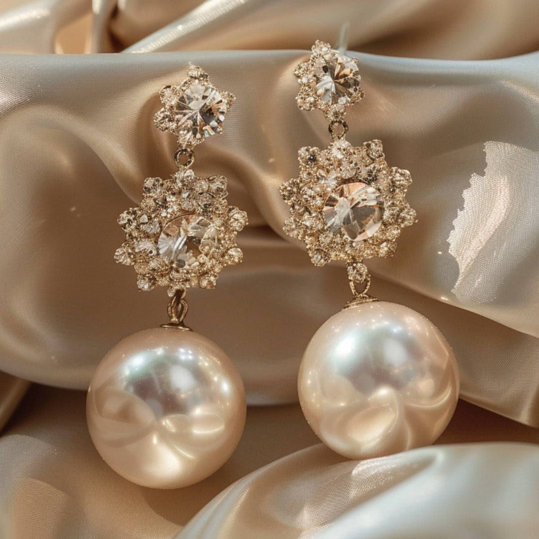 Chic Drop Pearl Earrings