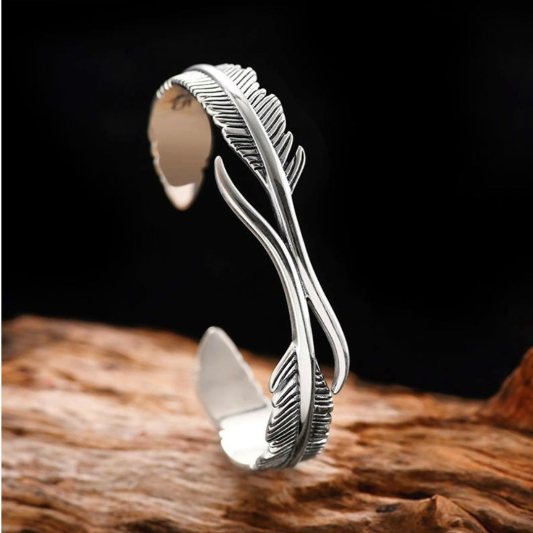 Sterling Silver Feather Ring