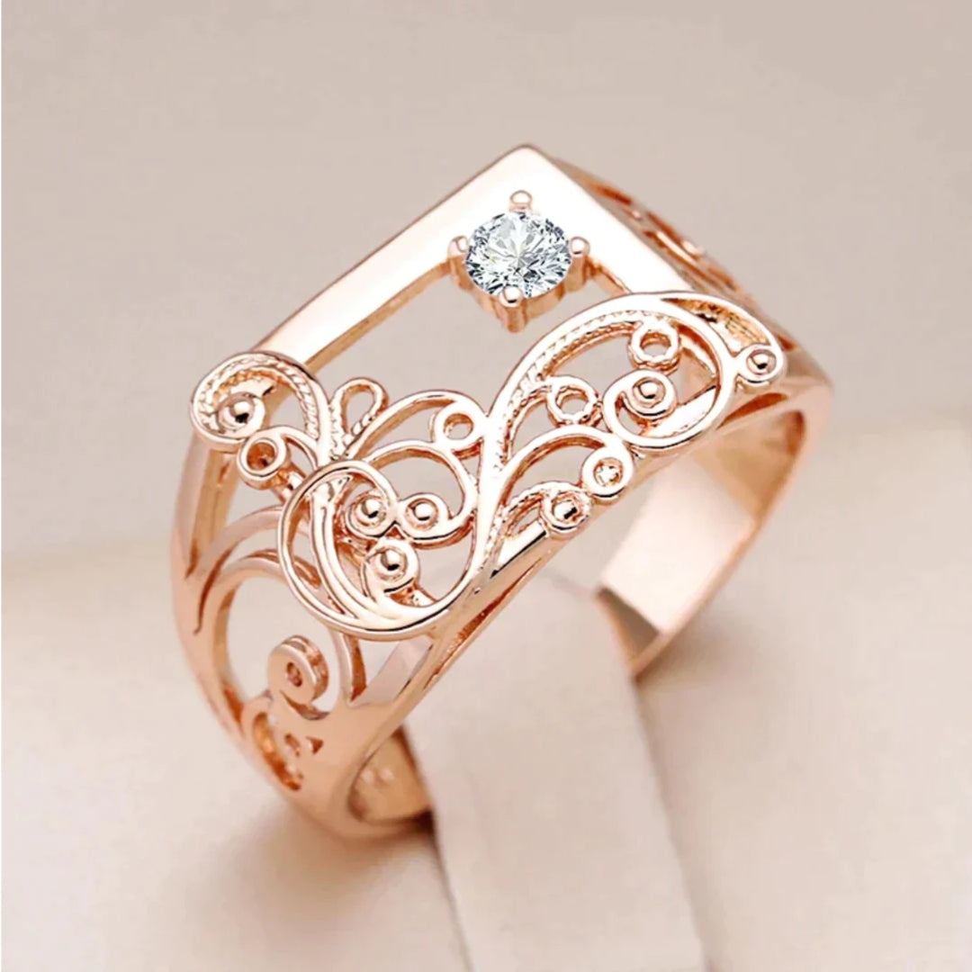 Chic Rectangular Zirconia Ring