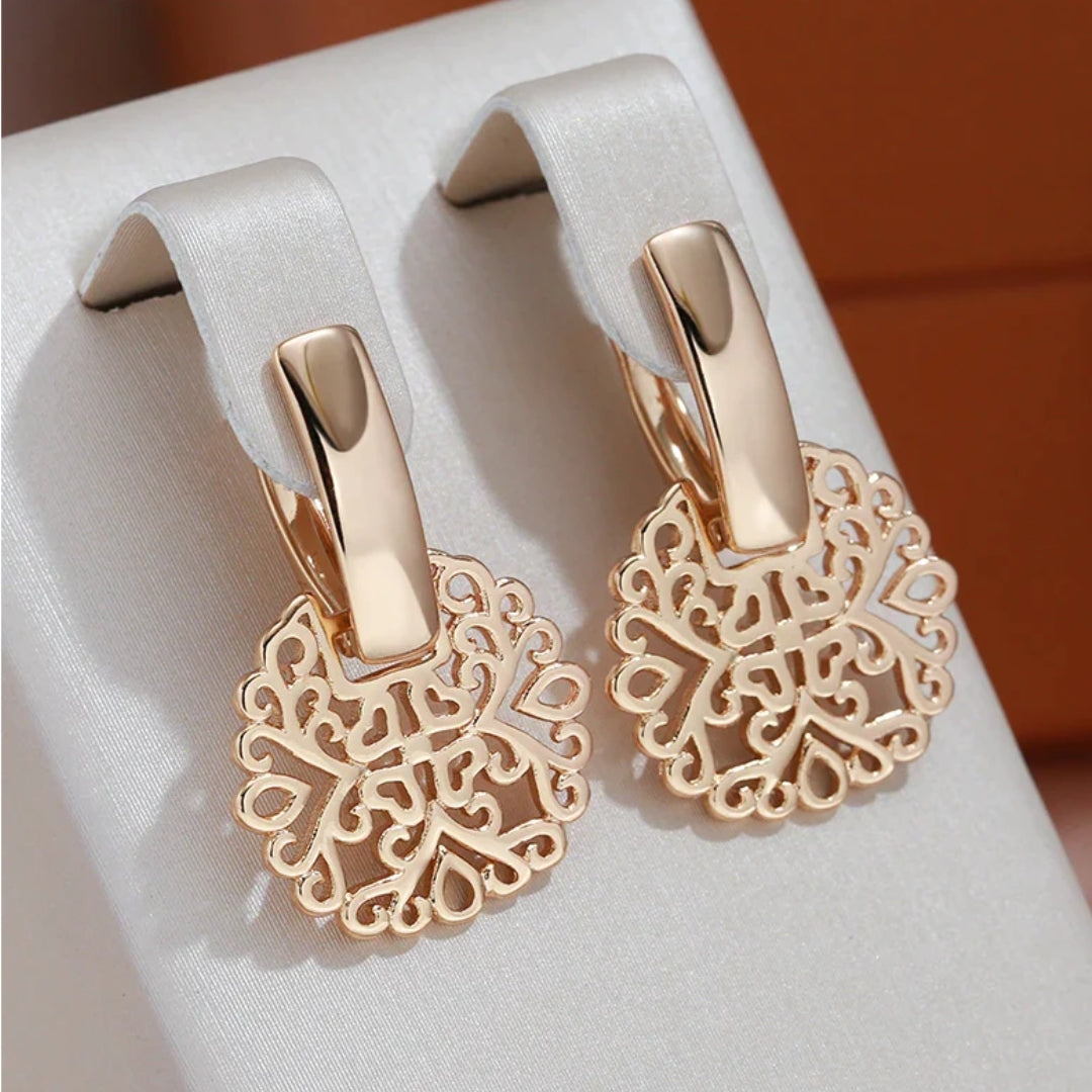 Chic Hollow Mandala Earrings