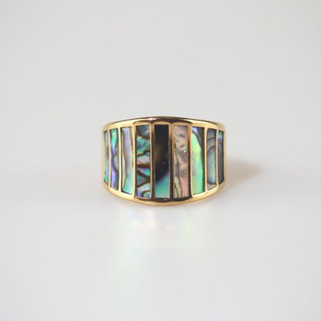 Retro Gold Chromatic Ring