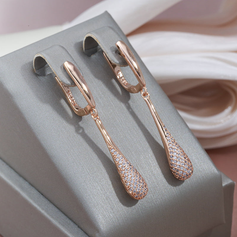 Chic Sparkling Drop Earrings