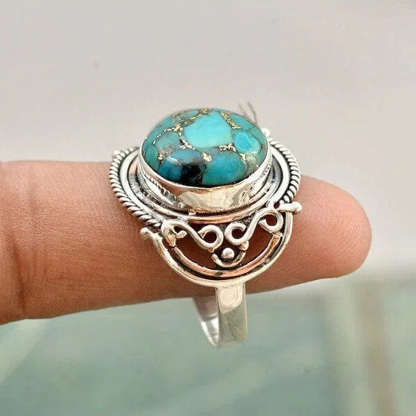 Bohemian Turquoise Statement Ring