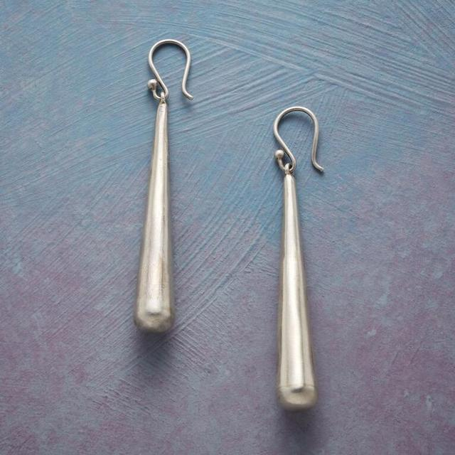 Bohemian Silver Stick Earrings