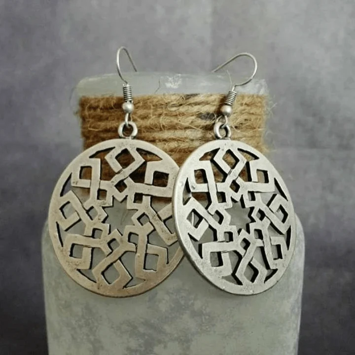 Classic Curved Silver Earrings