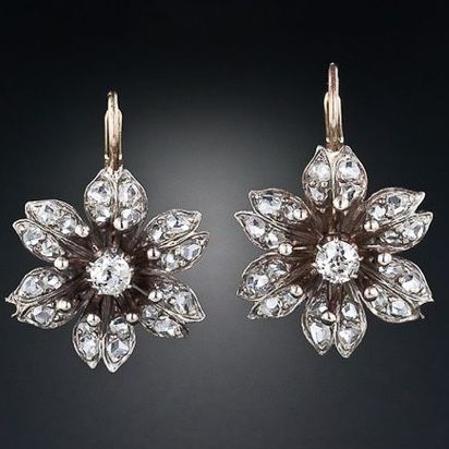 Classic Crystal Floral Earrings