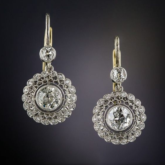 Retro Mandala Zirconia Earrings