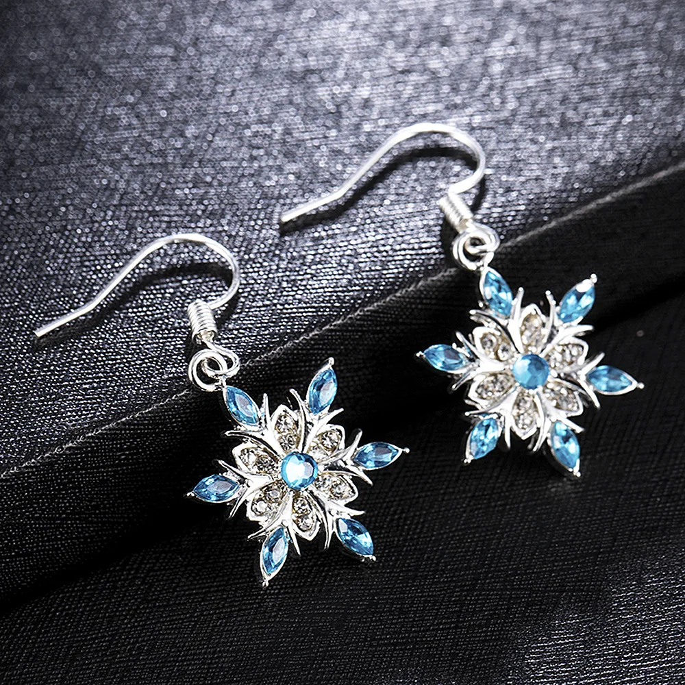 Retro Blue Starlight Earrings