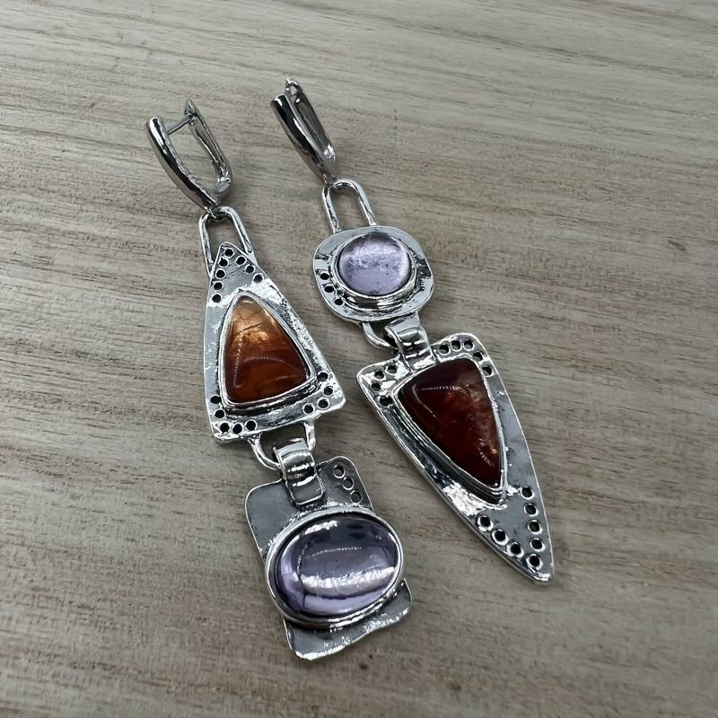 Classic Silver and Crystal Earrings