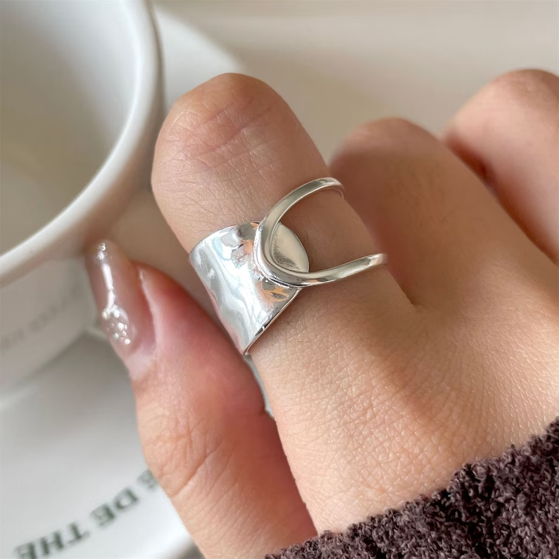 Antique Silver-Plated Ring