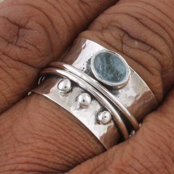 Classic Inlaid Moonstone Ring