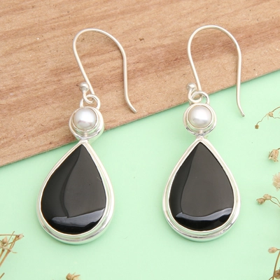 Classic Black Vintage Drop Earrings
