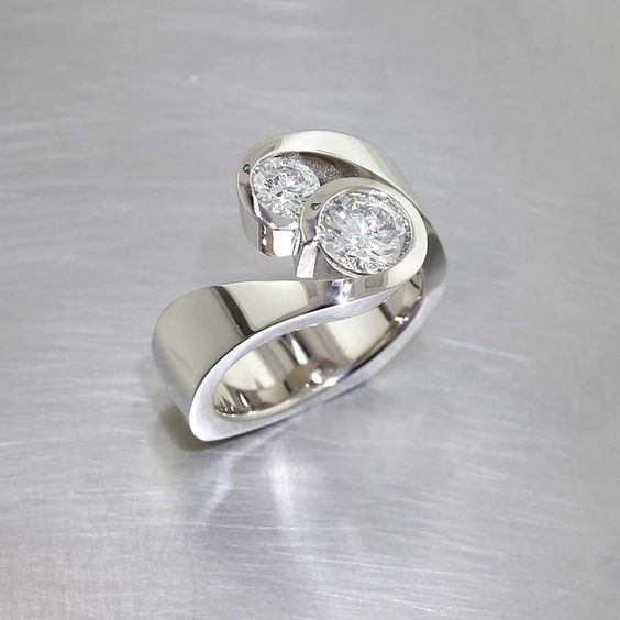 Retro Silver Zirconia Adjustable Ring