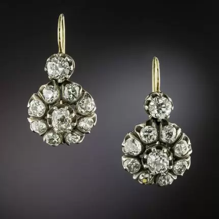 Retro Zirconia Mandala Earrings