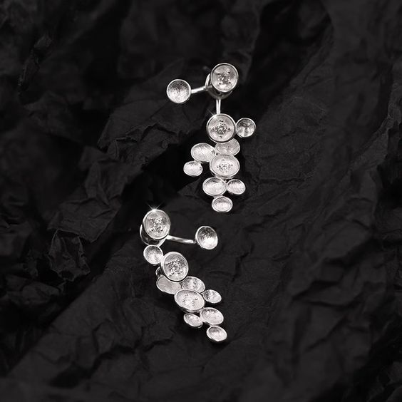 Retro Silver Dangle Earrings