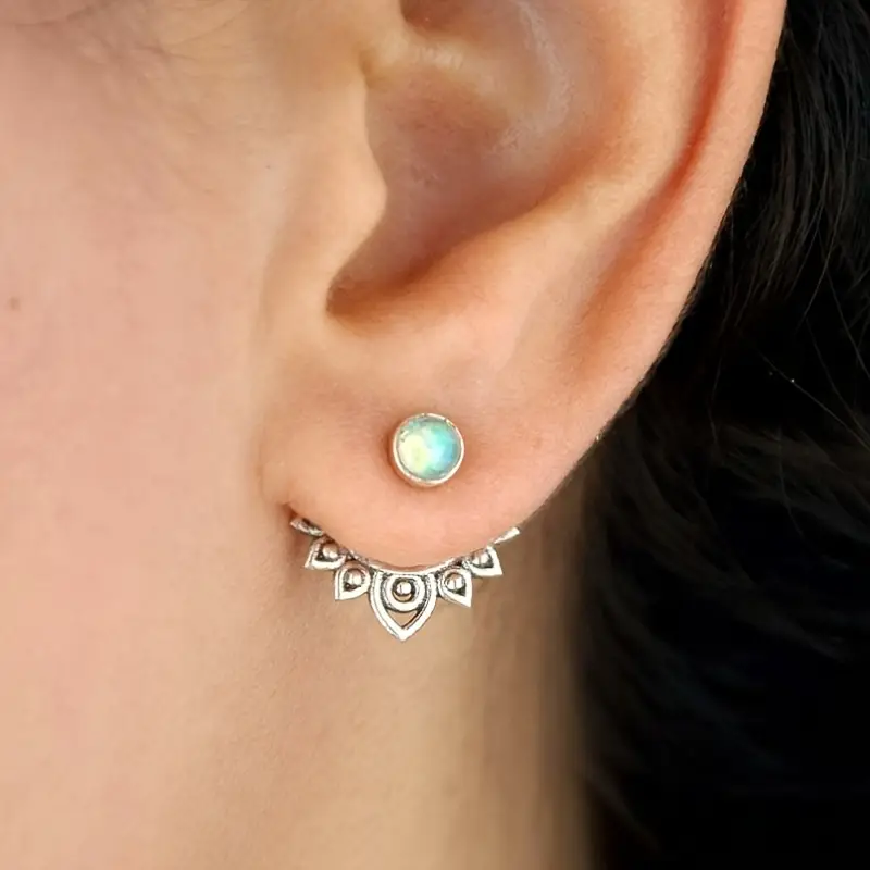 Opal Stud Earrings for Elegant Style