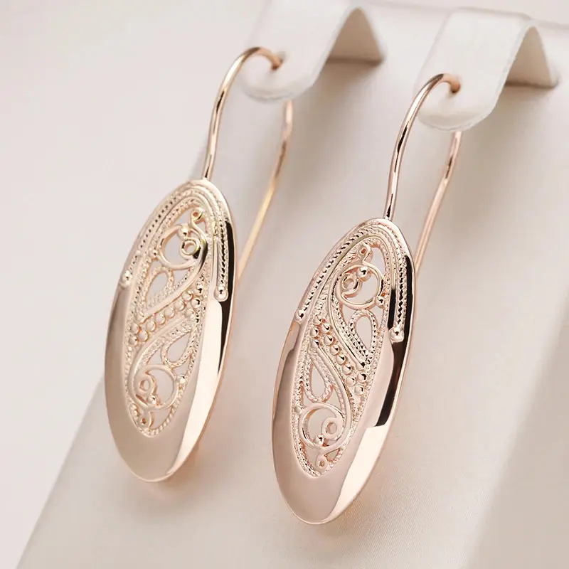 Chic Hollow Gold Earrings