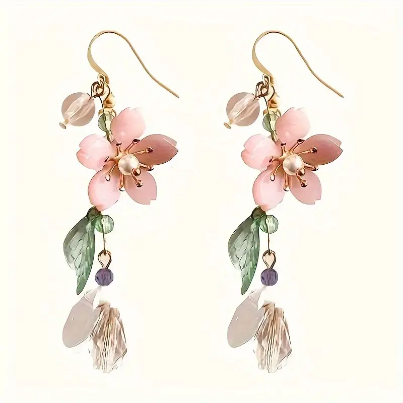 Floral Drop Earrings
