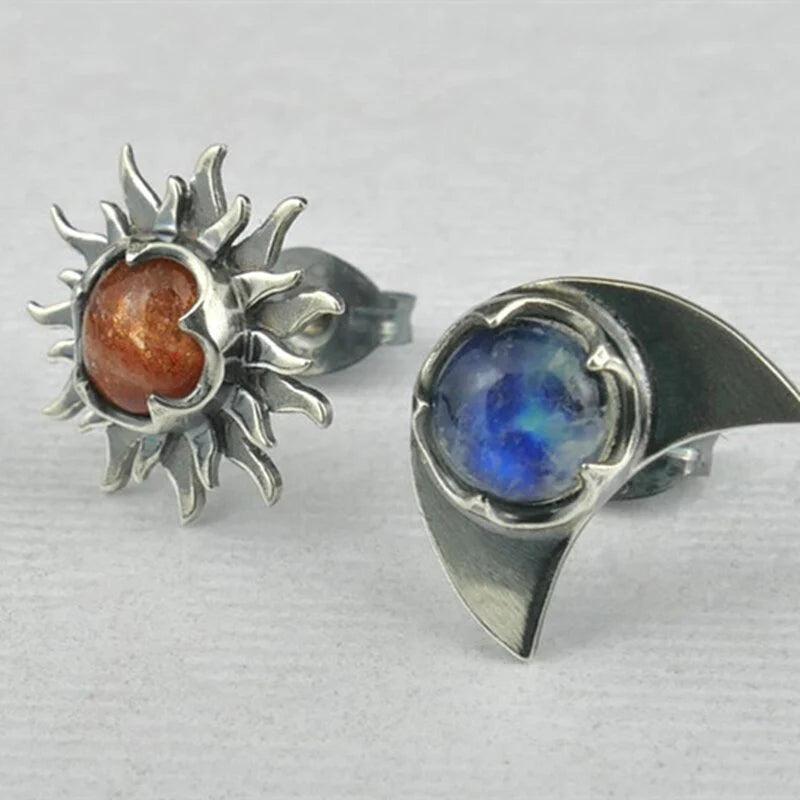 Sun and Moon Earrings - Buy One, Get One Free!