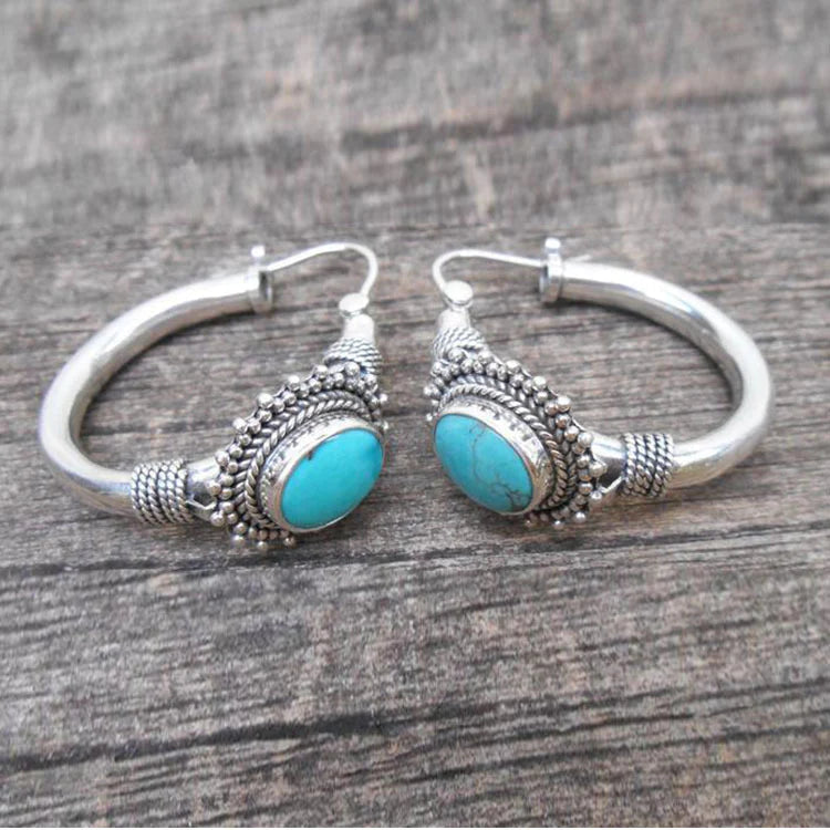 Retro Turquoise Earrings