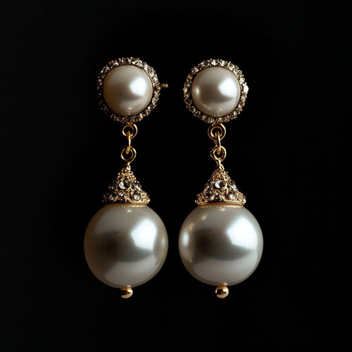 Elegant Pearl Drop Earrings