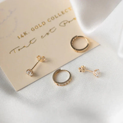 Dara Brillane Gold Earring Collection