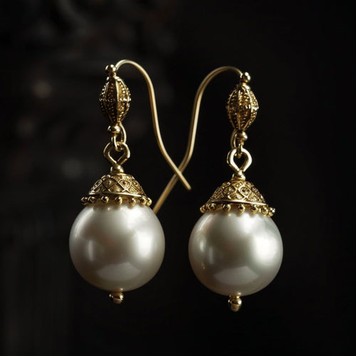 Statement Pearl Drop Earrings