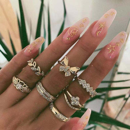 Exclusive Premium Set of 8 to 12 Rings
