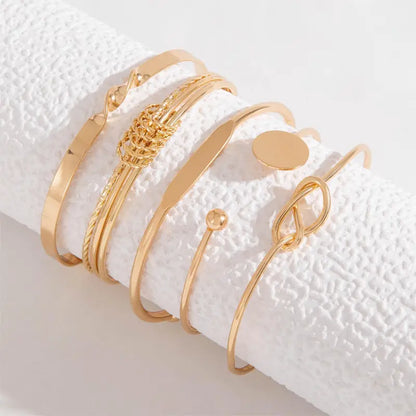 Gold Elegant Knot Bracelet Collection