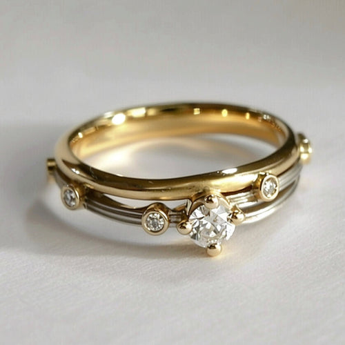 Chic Gold Stacked Ring