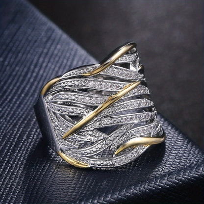 Chic Multi-Layer Twisted Ring