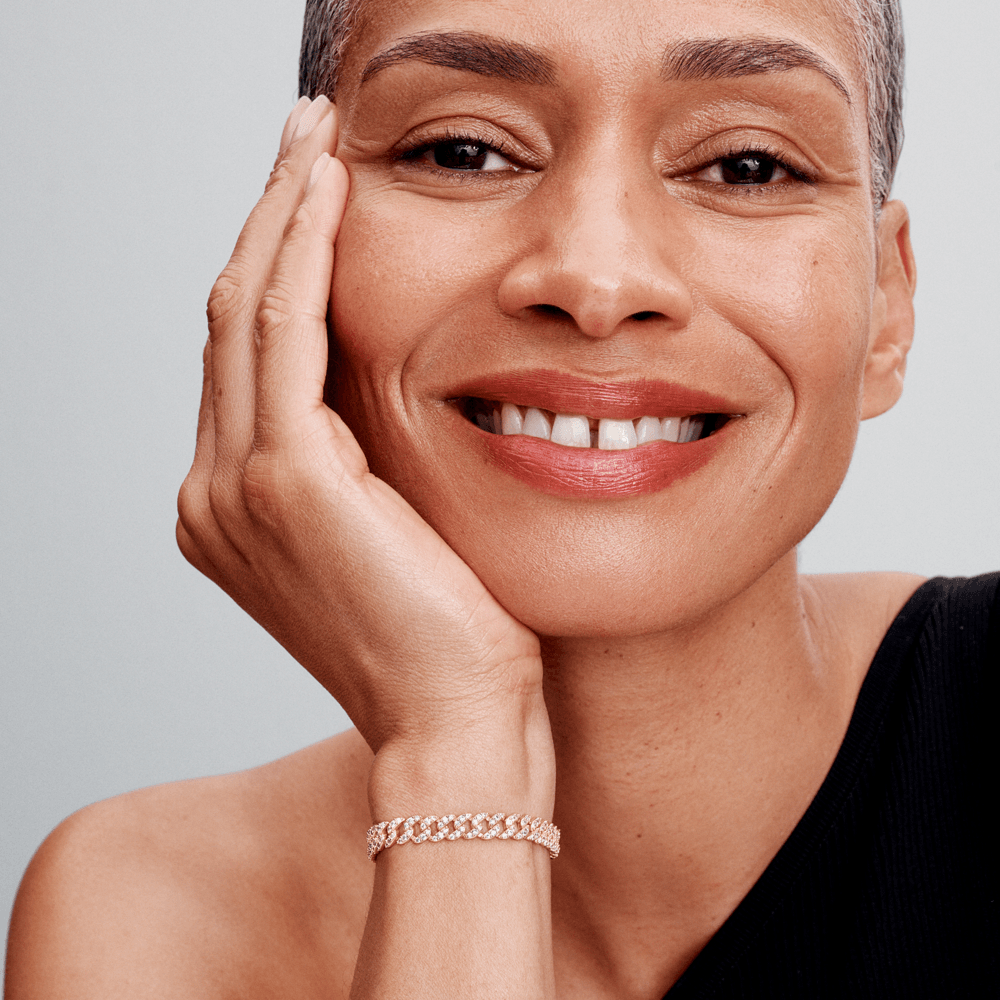 Gold Paved Cuban Link Bracelet