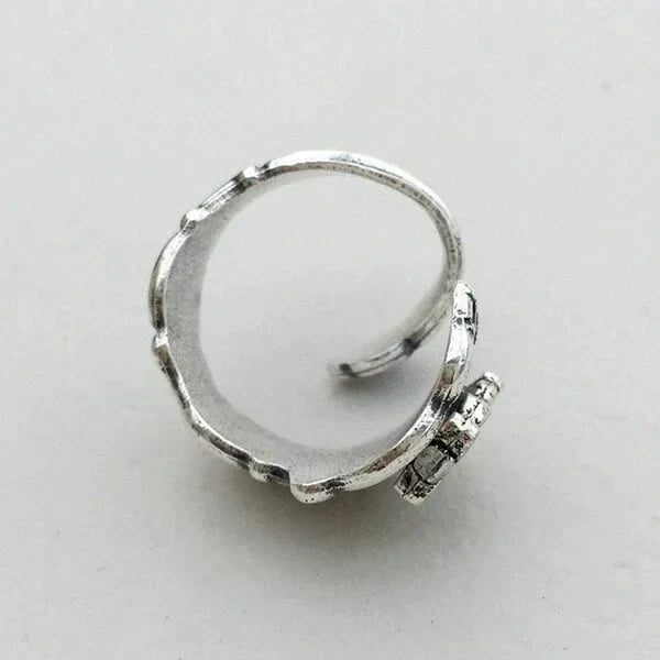 Flexible Owl Spoon Ring