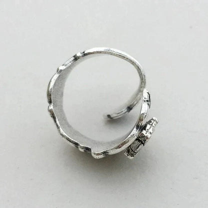 Flexible Owl Spoon Ring