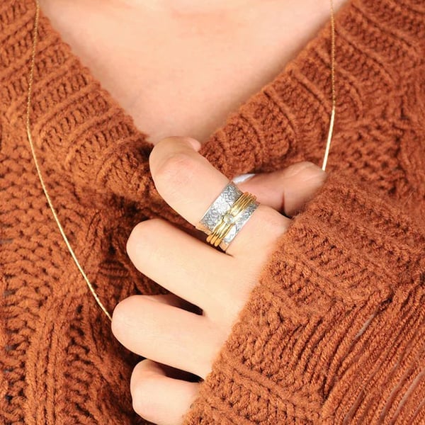 Lunar Serenity Meditation Ring