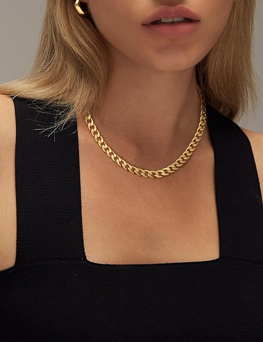 Statement Gold Cuban Link Necklace