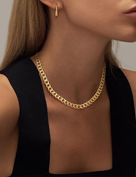Statement Gold Cuban Link Necklace