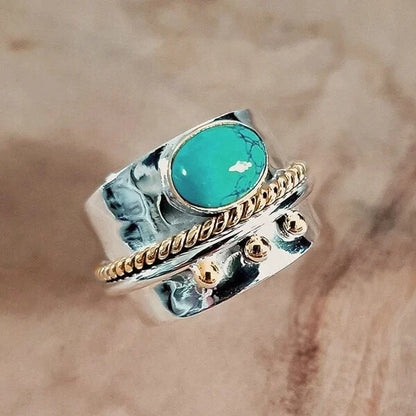 Turquoise Oversized Band Ring