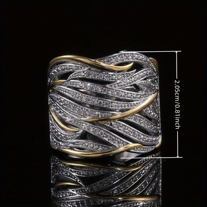 Chic Multi-Layer Twisted Ring