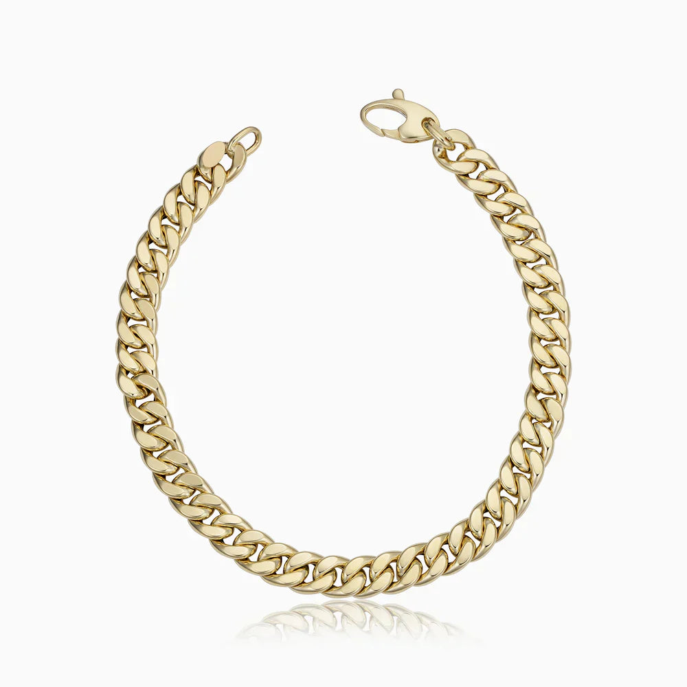 Estate Gold Cuban Link Bracelet