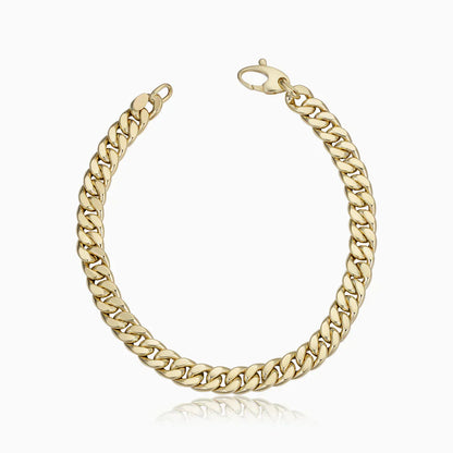 Estate Gold Cuban Link Bracelet