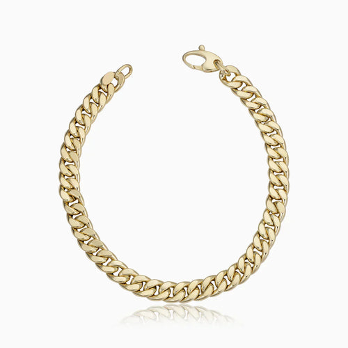 Estate Gold Cuban Link Bracelet