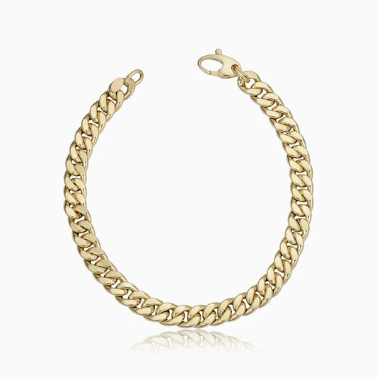 Estate Gold Cuban Link Bracelet