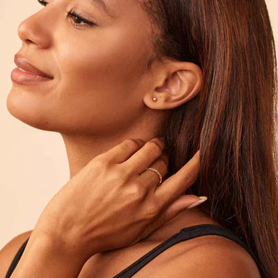 Elegant Gold Sphere Earrings