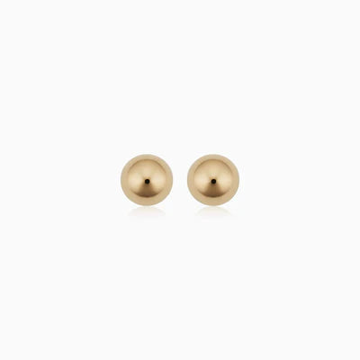 Elegant Gold Sphere Earrings