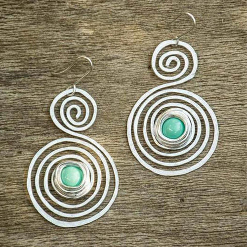 Bohemian Spiral Earrings