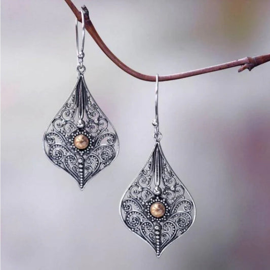 Classic Gold and Silver Pearl Earrings