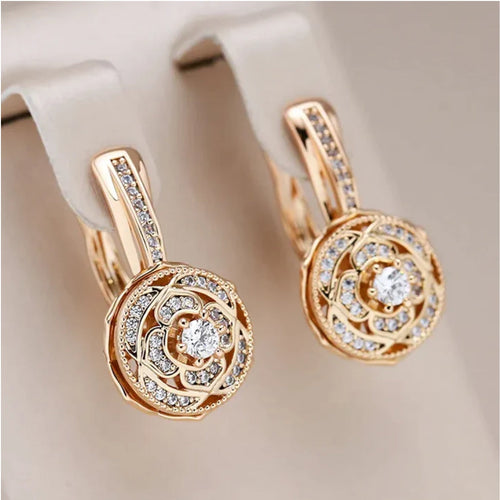 Chic Rounded Radiant Earrings